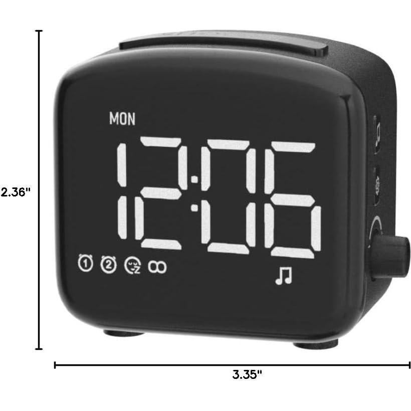 Reloj Despertador Digital Easysleep EAC-A1 Pantalla LED 27 Sonidos