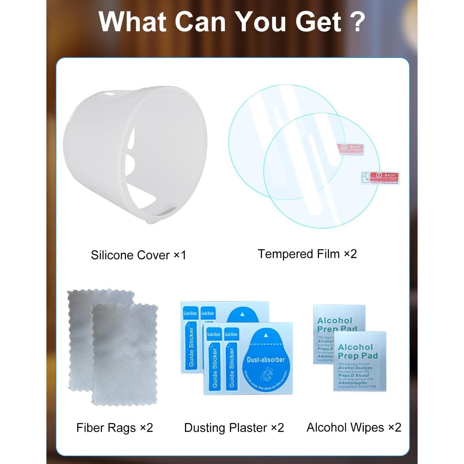 Funda de silicona y vidrio templado para Nintendo Alarmo