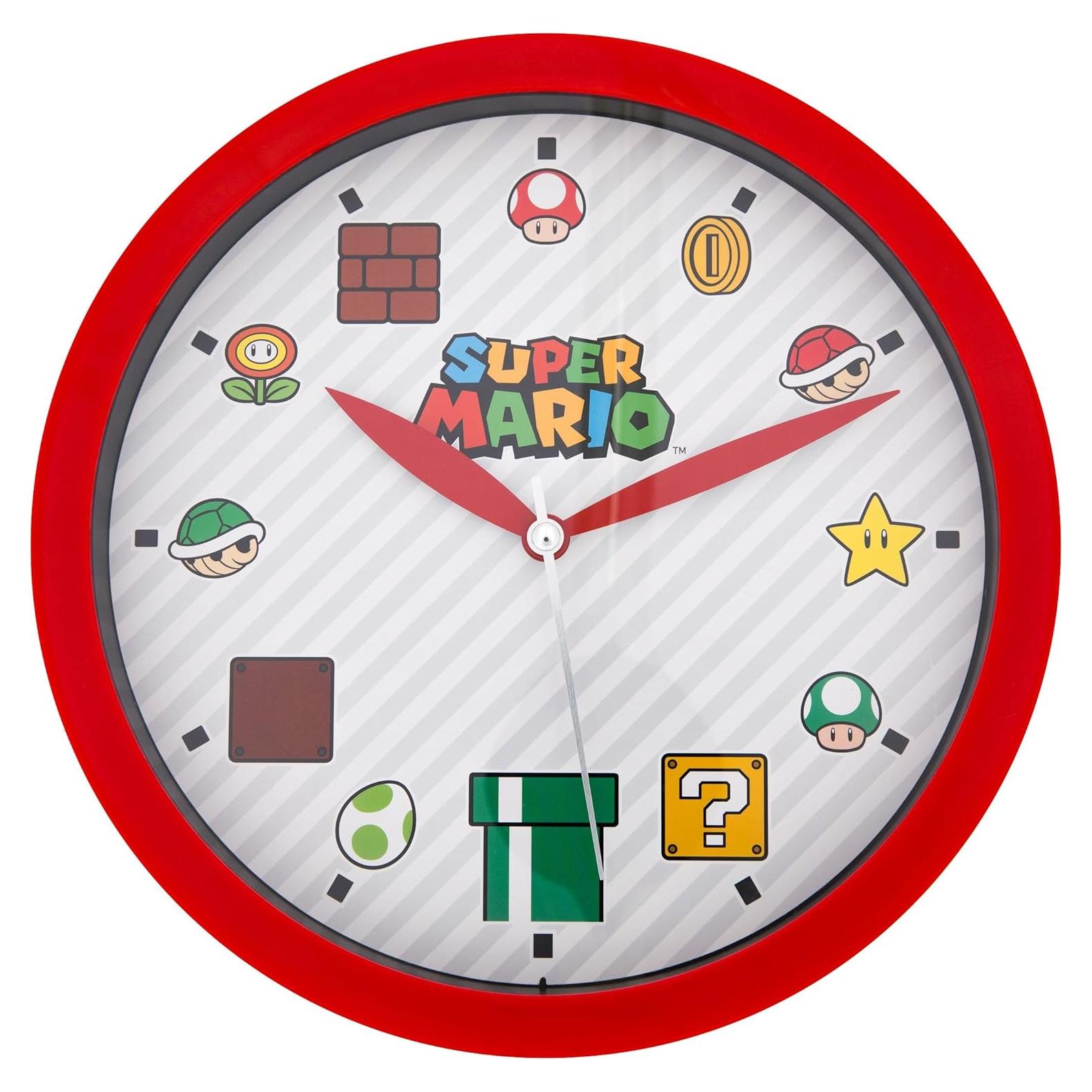 Reloj de pared Accutime Super Mario Bros. 20 cm