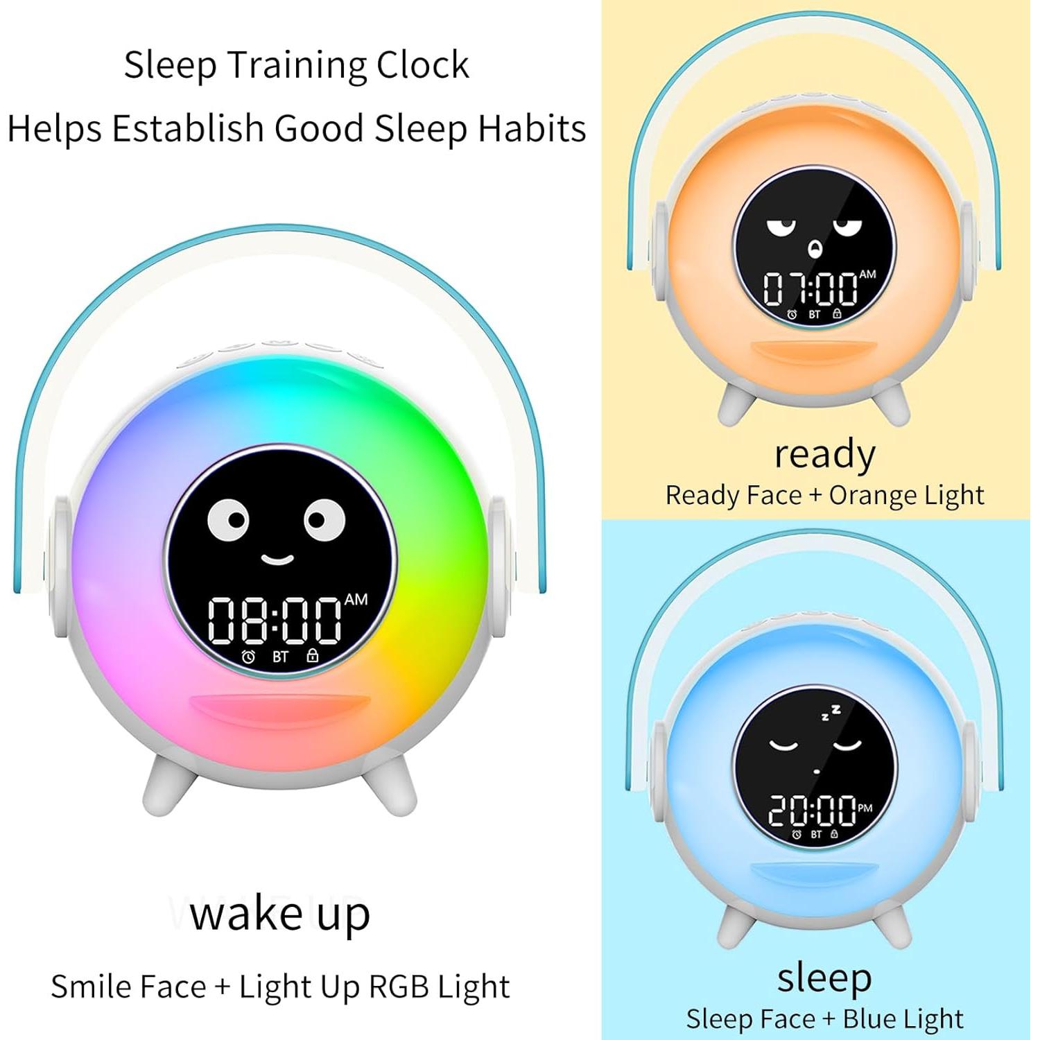 Reloj Despertador Digital LOVME para Niños con Luz Nocturna