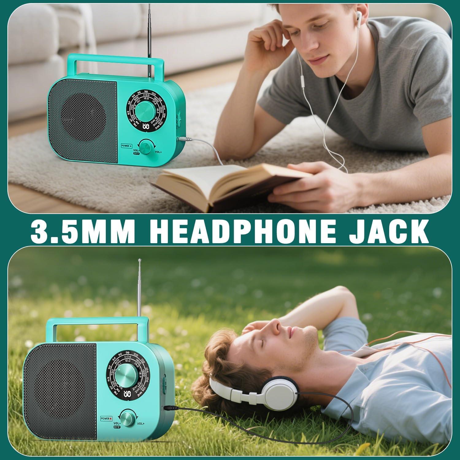 Radio Portátil Tendak AM FM Onda Corta con Altavoz 0.87kg