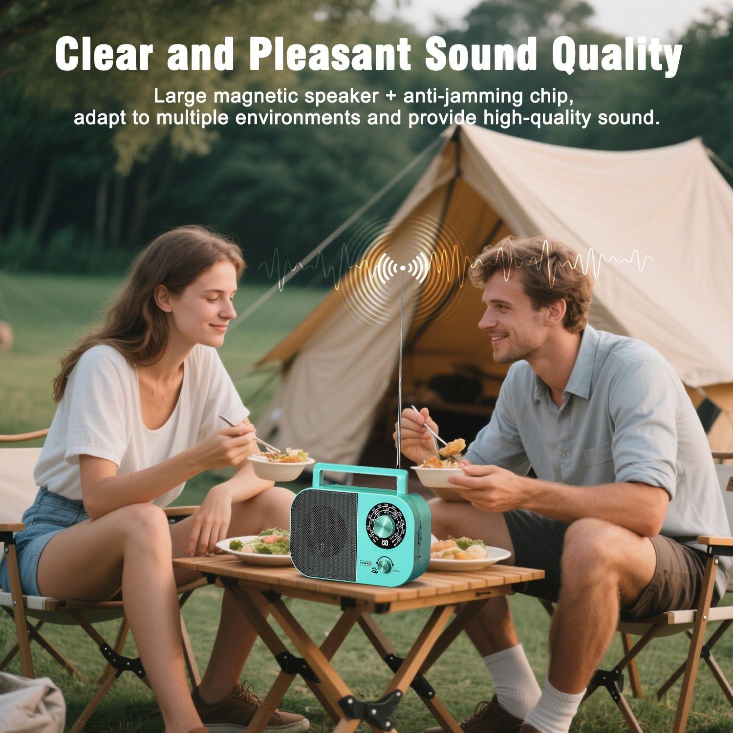 Radio Portátil Tendak AM FM Onda Corta con Altavoz 0.87kg