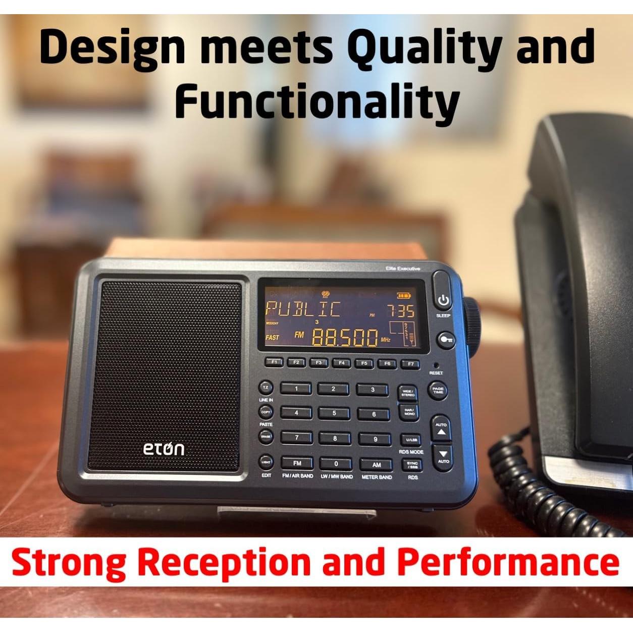 Radio Eton Elite Executive AM/FM Onda Corta SSB 439g