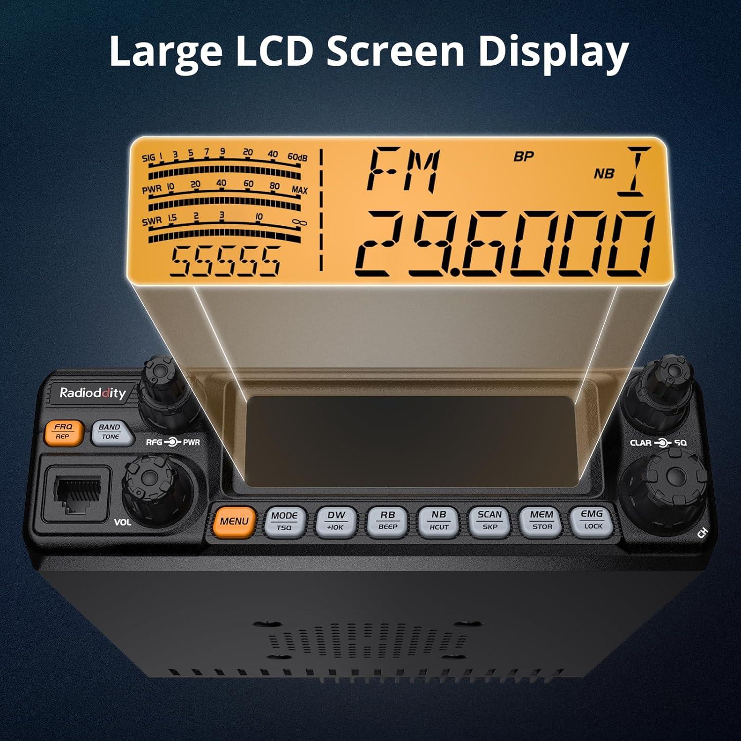 Radioddity QT60 Pro Radio 10 Metros 60W SSB AM FM PA