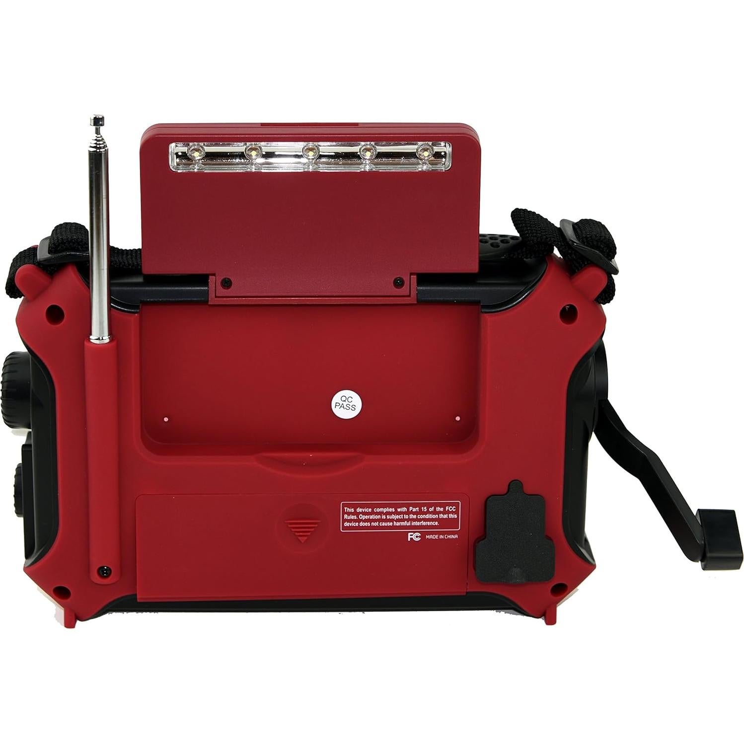 Radio Meteorológica Kaito KA500IP-RED AM/FM/SW NOAA Cargador