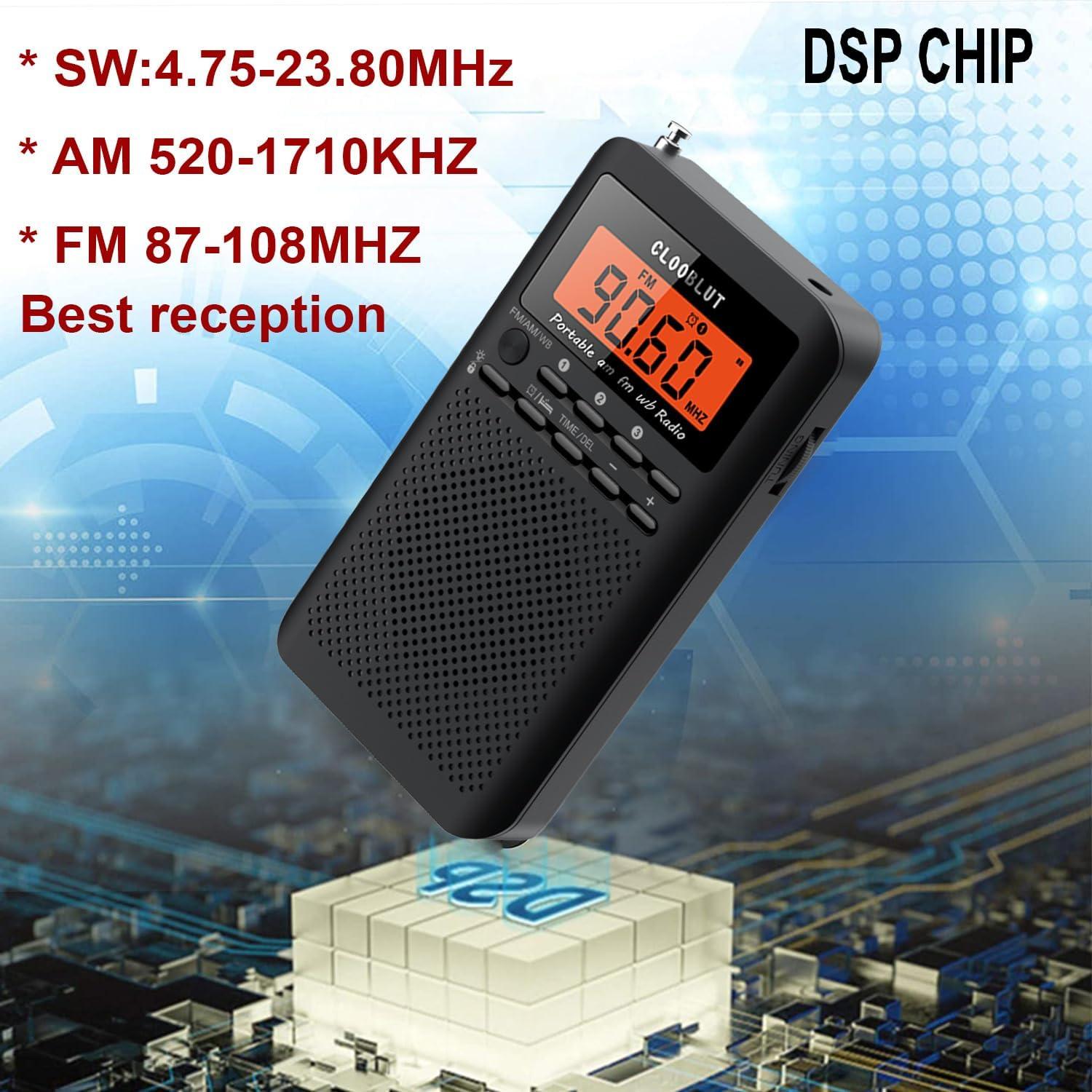 Radio Transistor Portátil LIJIANI SH-01 AM/FM/SW Compacta