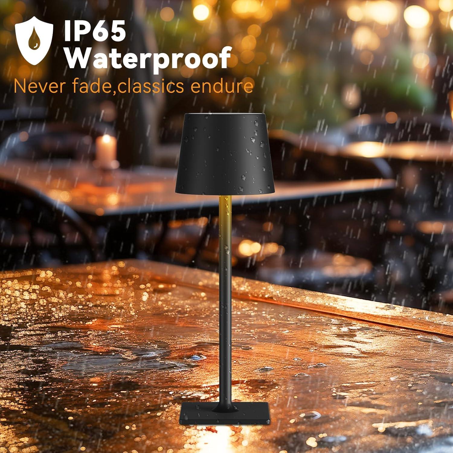 Lámparas de Mesa Recargables Yogaret Pack de 2 IP65