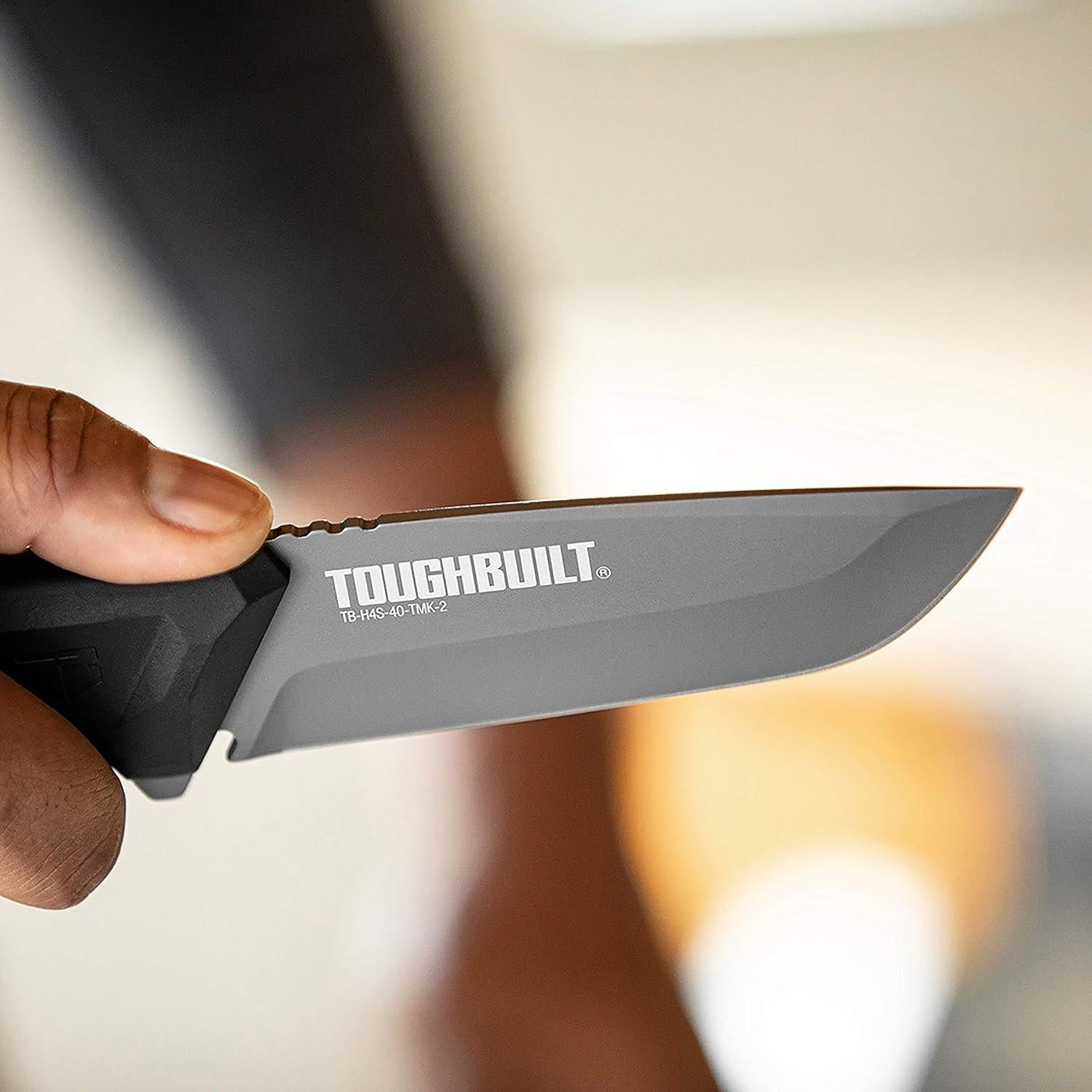 Cuchillo de Comerciante ToughBuilt con Funda - 10.16 cm