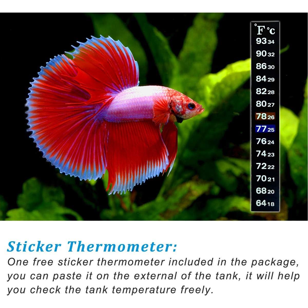 Calentador Submersible PULACO 25W para Acuario 22.7L