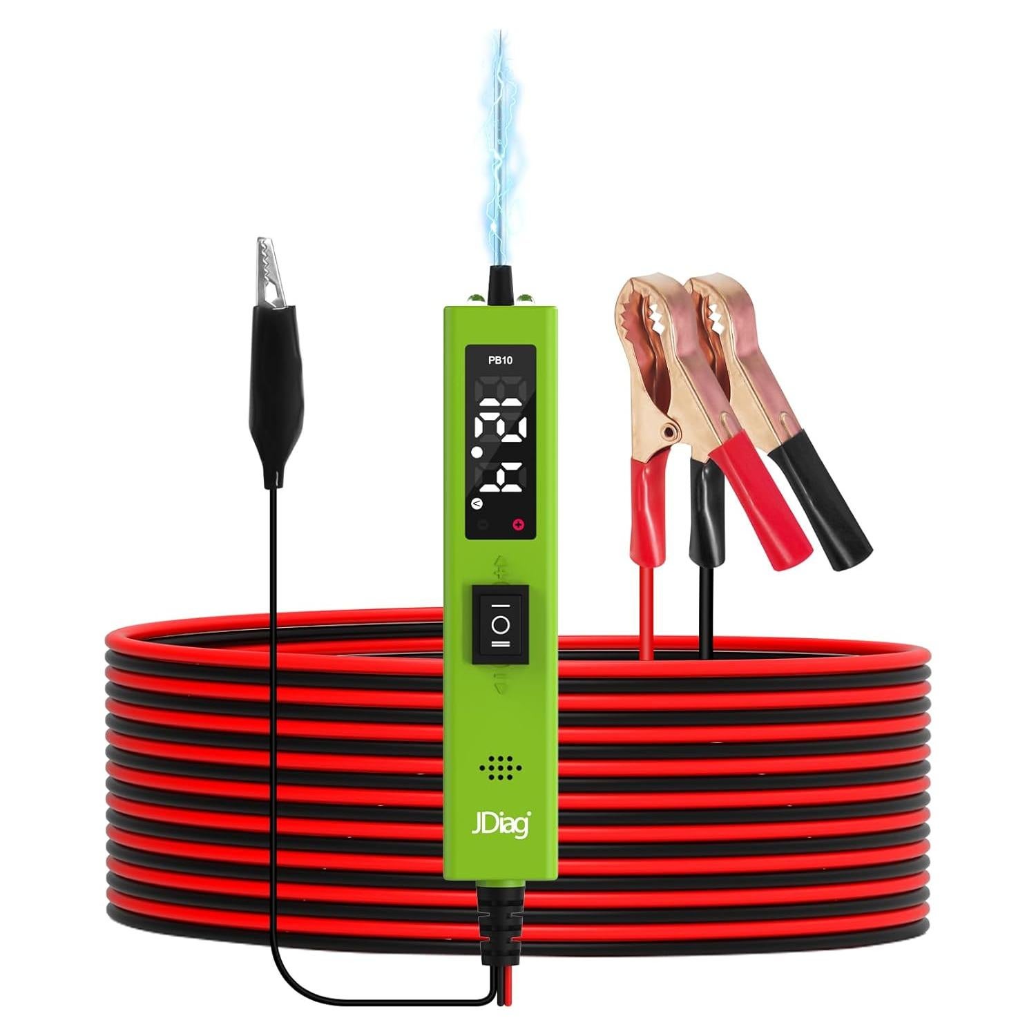 Probador de Circuito Automotriz JDIAG PB10 0-80V LED