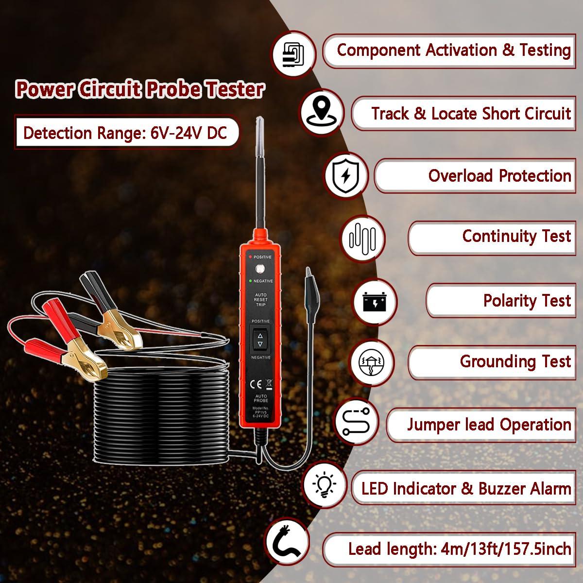 Probador de Circuito Automotriz ITEQ IT004 6V-24V LED