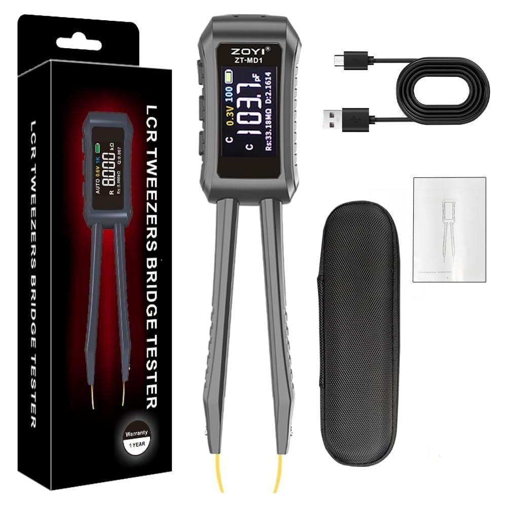 Pinzas Digitales LCR ZOYI ZT-MD1 Pantalla OLED Precisión 0.5%