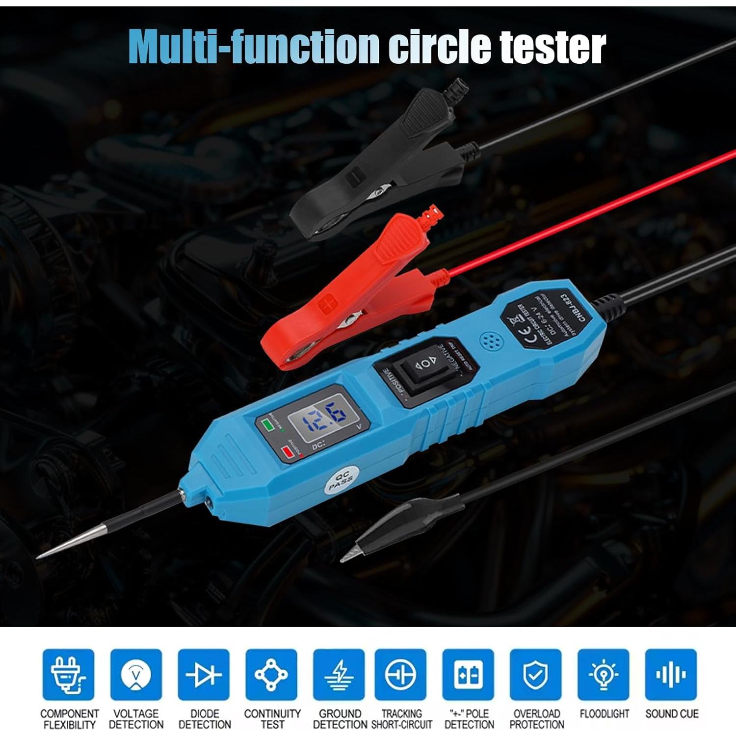Probador de Circuito Automotriz HLANBABYAMZ 3.5-36V Digital
