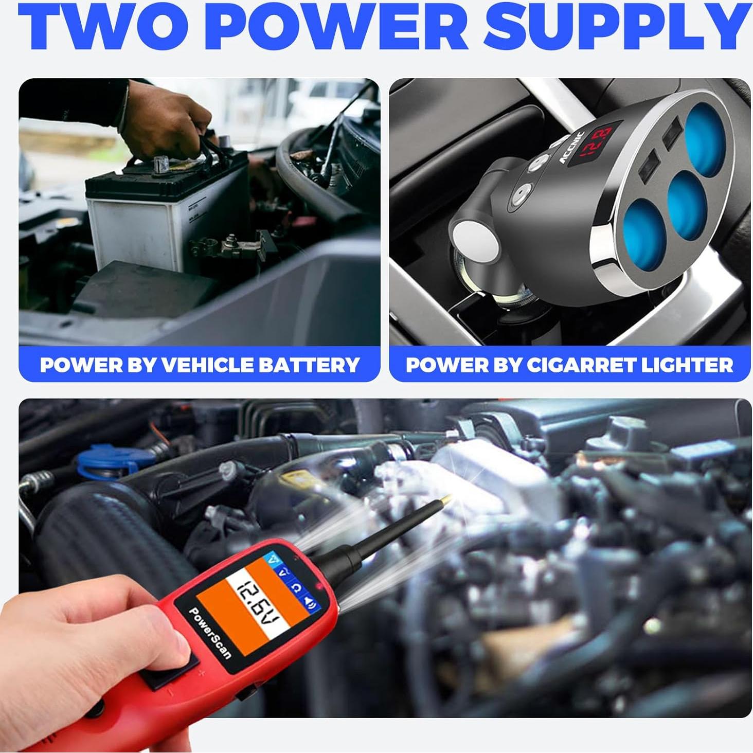 Autel PowerScan PS100 Probador de Circuitos 12V 24V