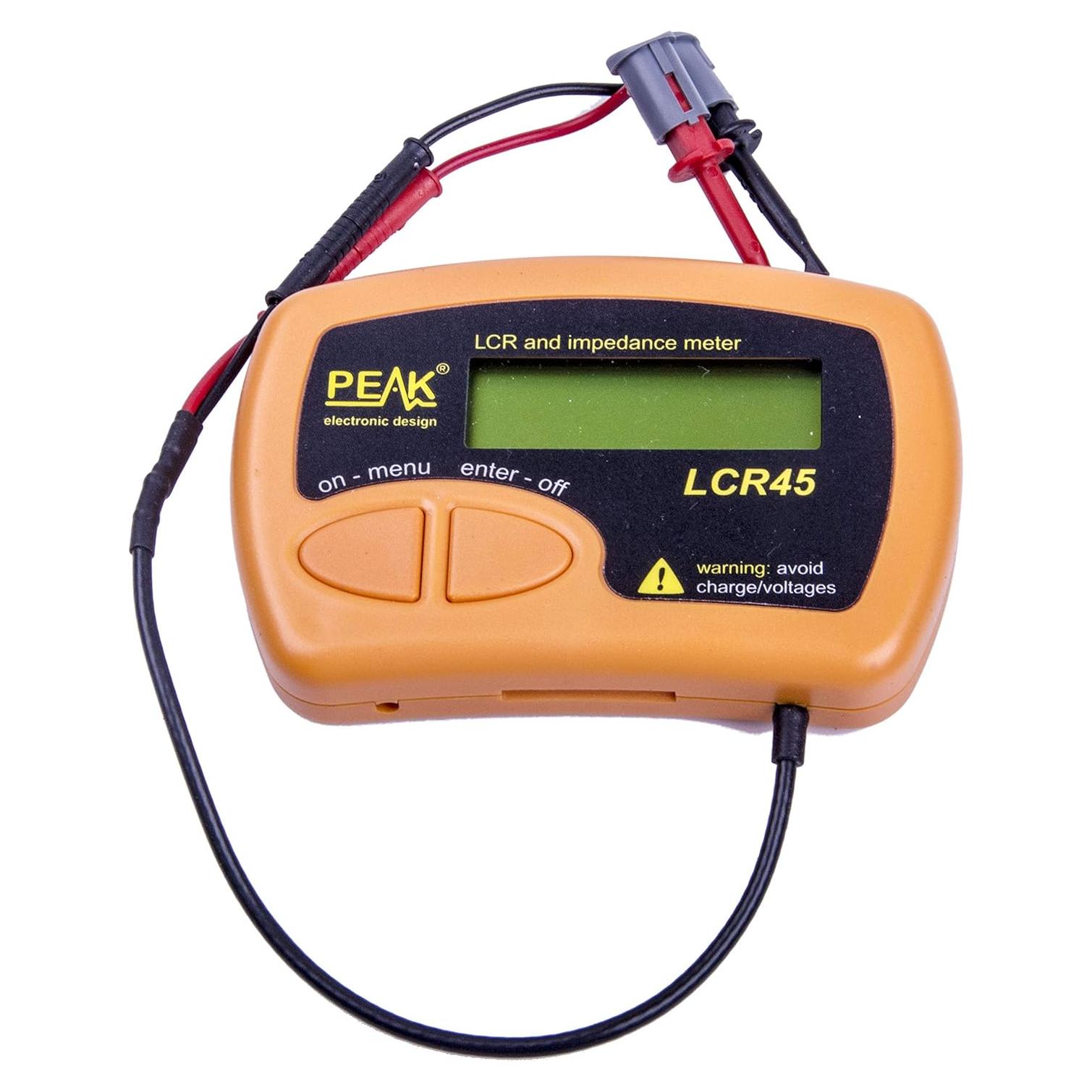 Medidor LCR e Impedancia Peak Atlas LCR45 10.31x7.01cm