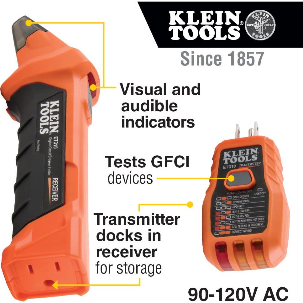 Kit Localizador de Interruptores Klein Tools ET310KIT 90-120V