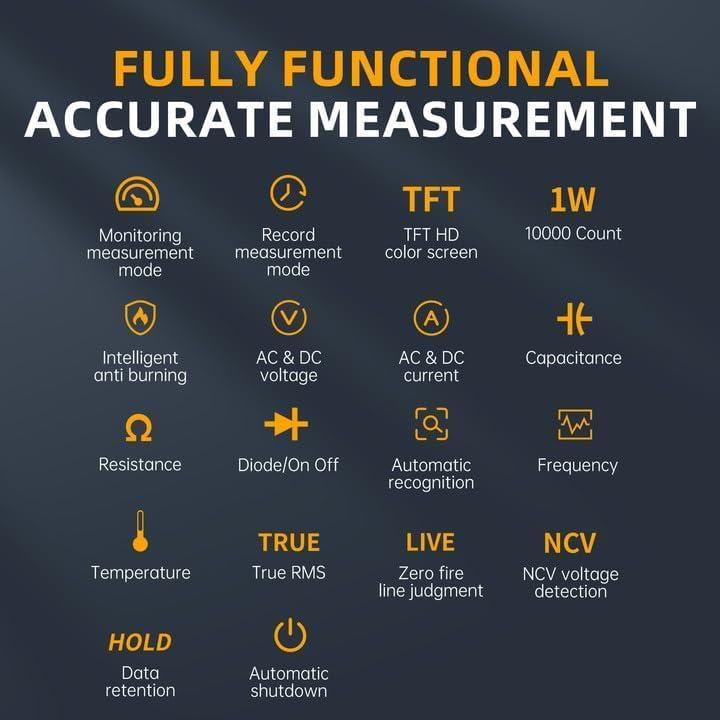 Multímetro Digital FNIRSI DMT-99 9999 Cuentas TRMS