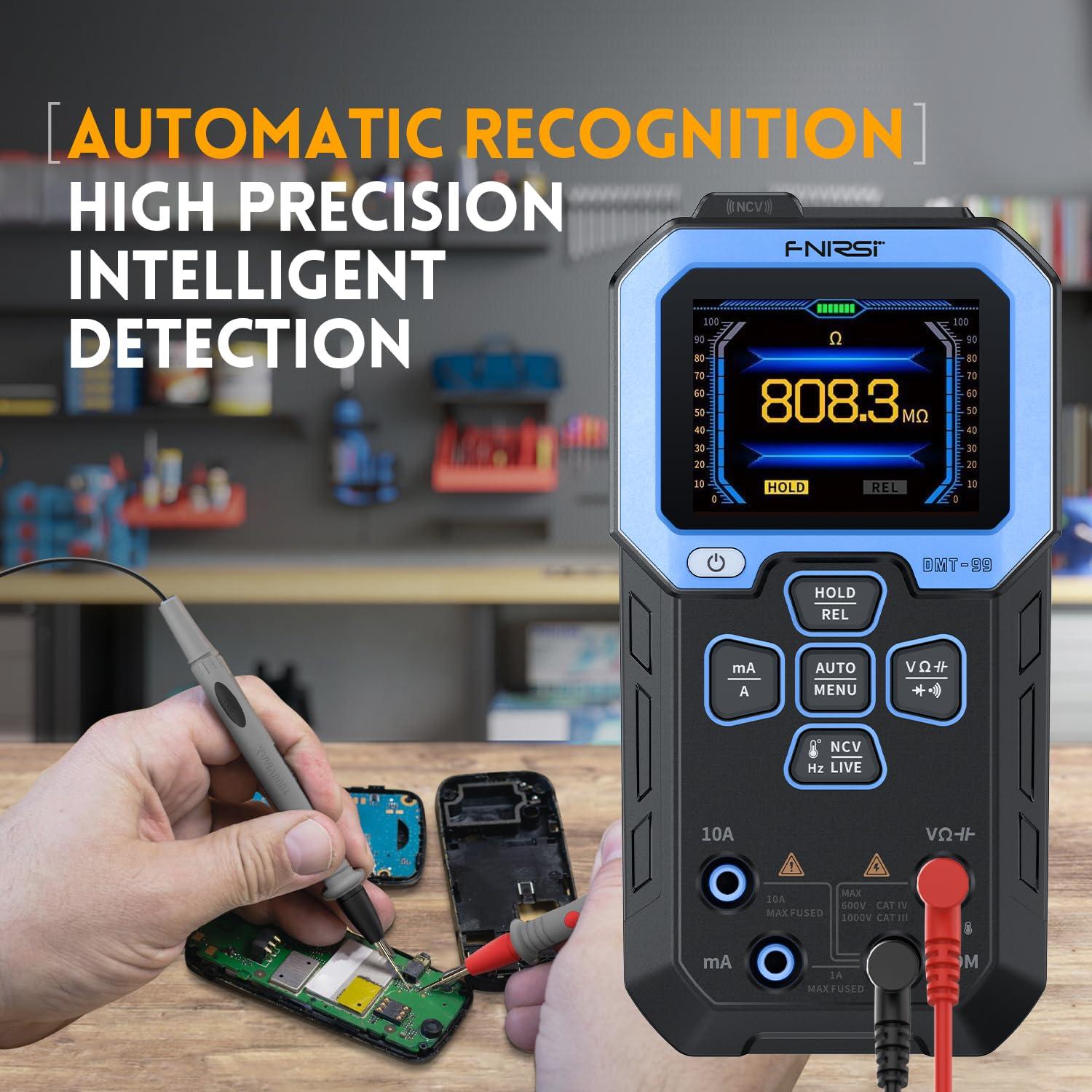Multímetro Digital FNIRSI DMT-99 9999 Cuentas TRMS
