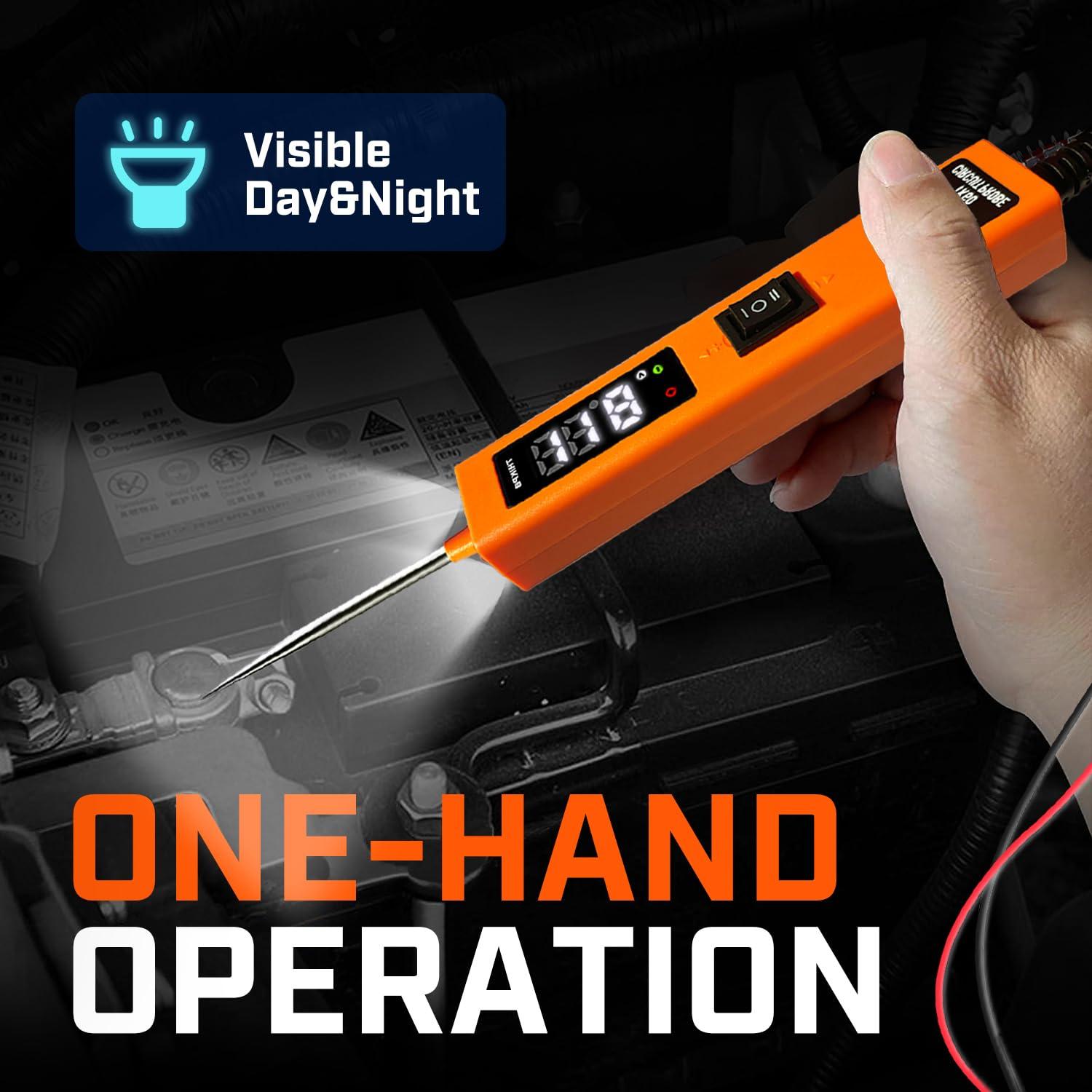 Kit Probador de Circuito THIKPO TK60 12-24V con LCD