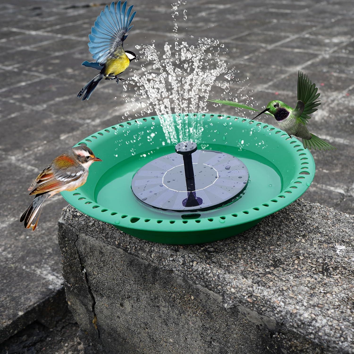 Bañera Colgante para Aves OVZILKI 25,4 cm Verde 1 Paquete