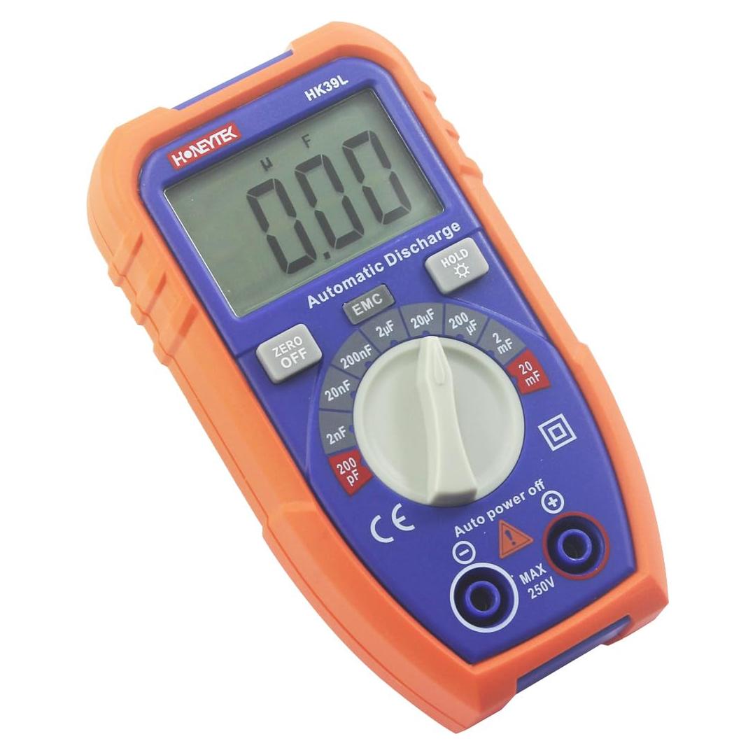 Probador de Capacitores Honeytek HK39L LCD 1999 200pF-20mF
