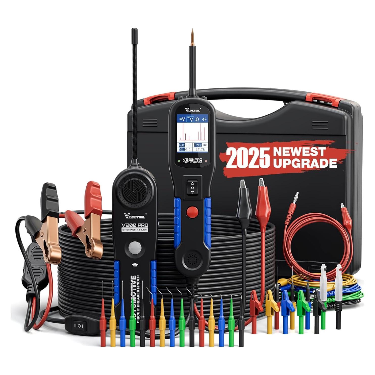 VDIAGTOOL V200 Pro Kit Probador Circuito Automotriz 12/24V