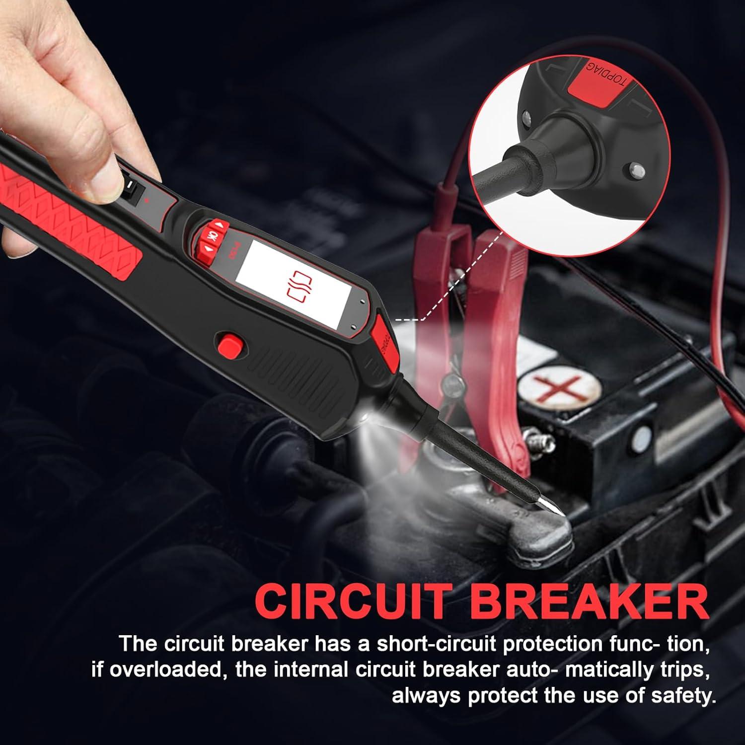 Probador de Circuito Automotriz Topdiag P150 6-30V