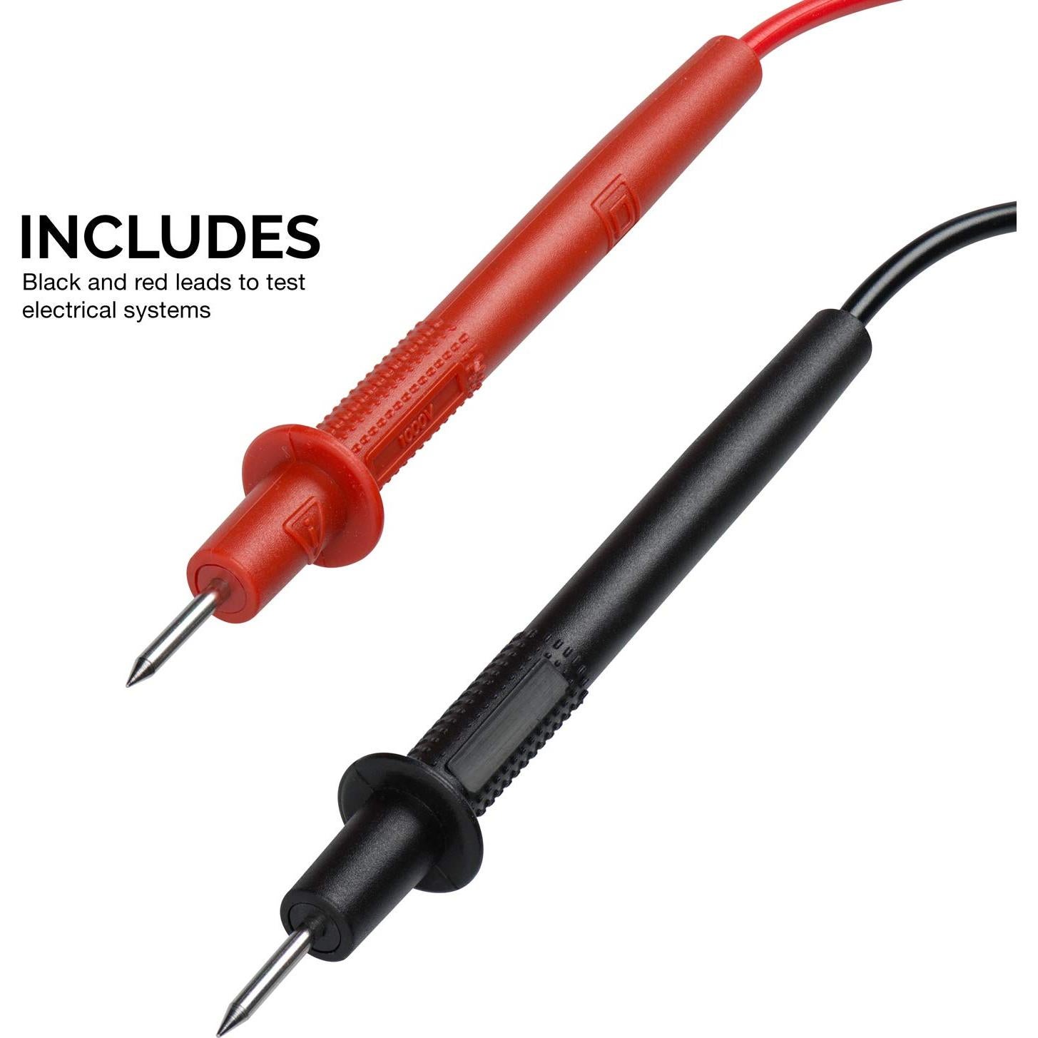 Multímetro Digital HILTEX 40508 con Pantalla Grande