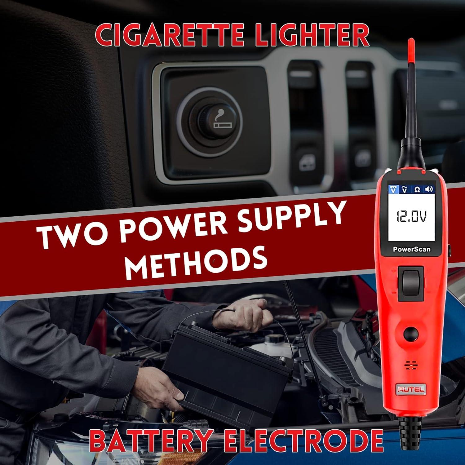 Probador de Circuitos Autel PowerScan PS100 12V 24V con Cable 6.1m