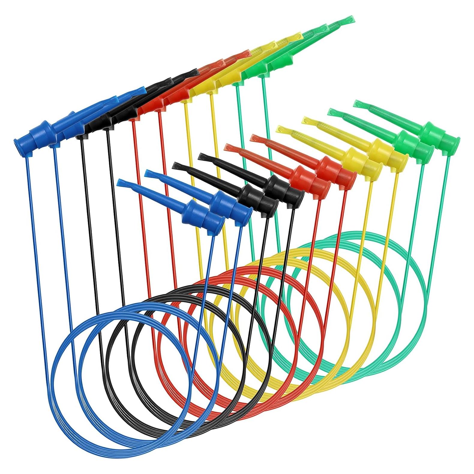 Clips de Prueba de Gancho Sumnacon 10 Pcs 59 cm Silicona