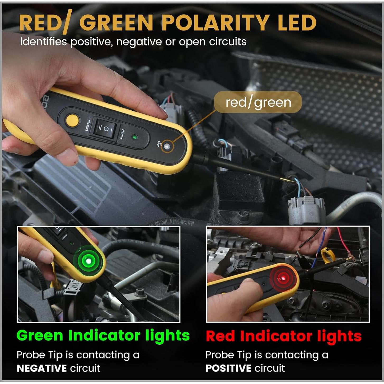 Probador de Circuito Eléctrico GODIAG GT103 PRO 6V-30V
