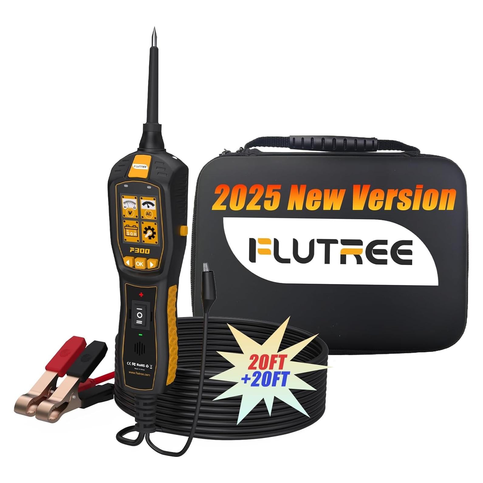 Probador de Circuito y Batería Flutree P300 6-30V 2025