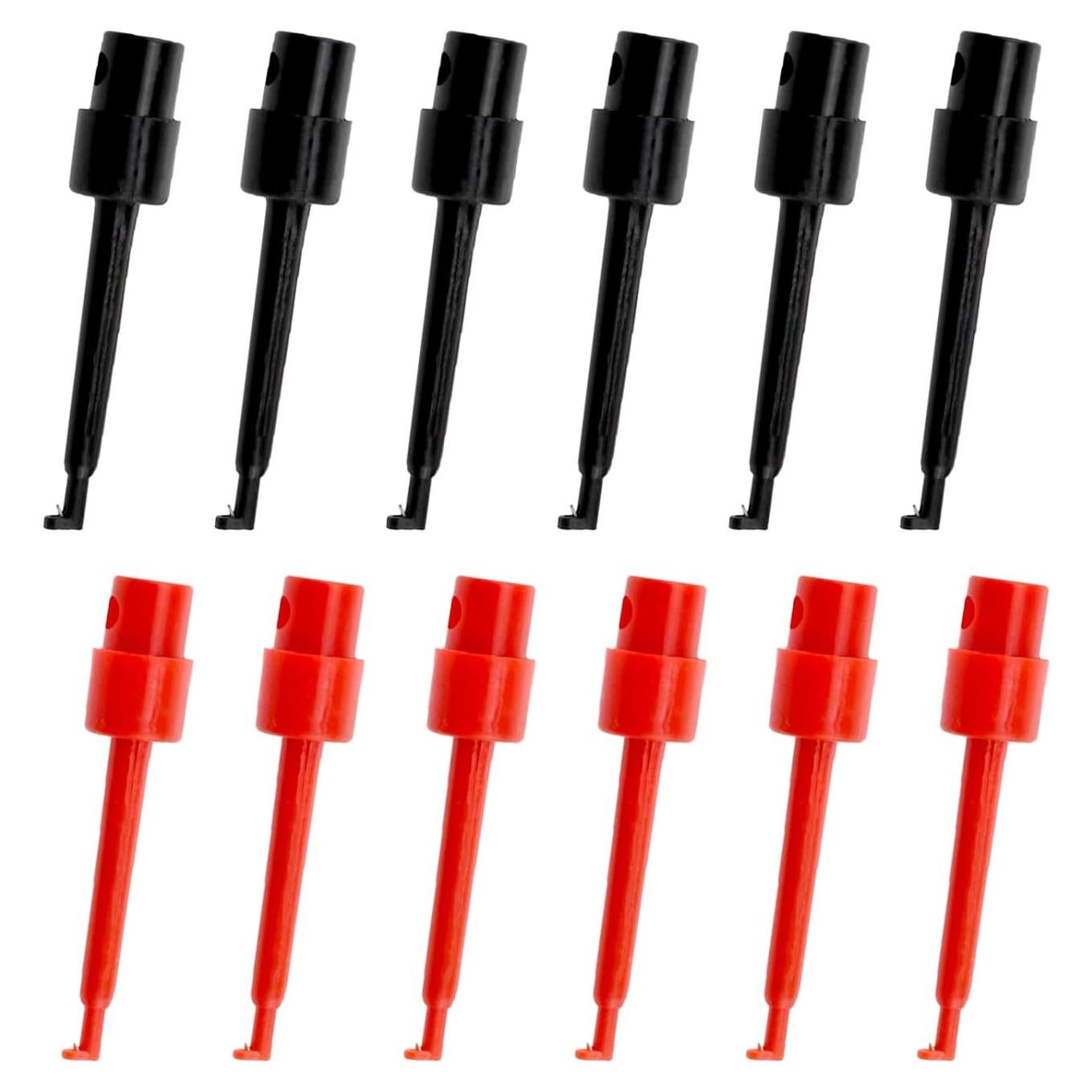 Kit 12 Clips de Prueba de Gancho Multímetro Mezfrguo