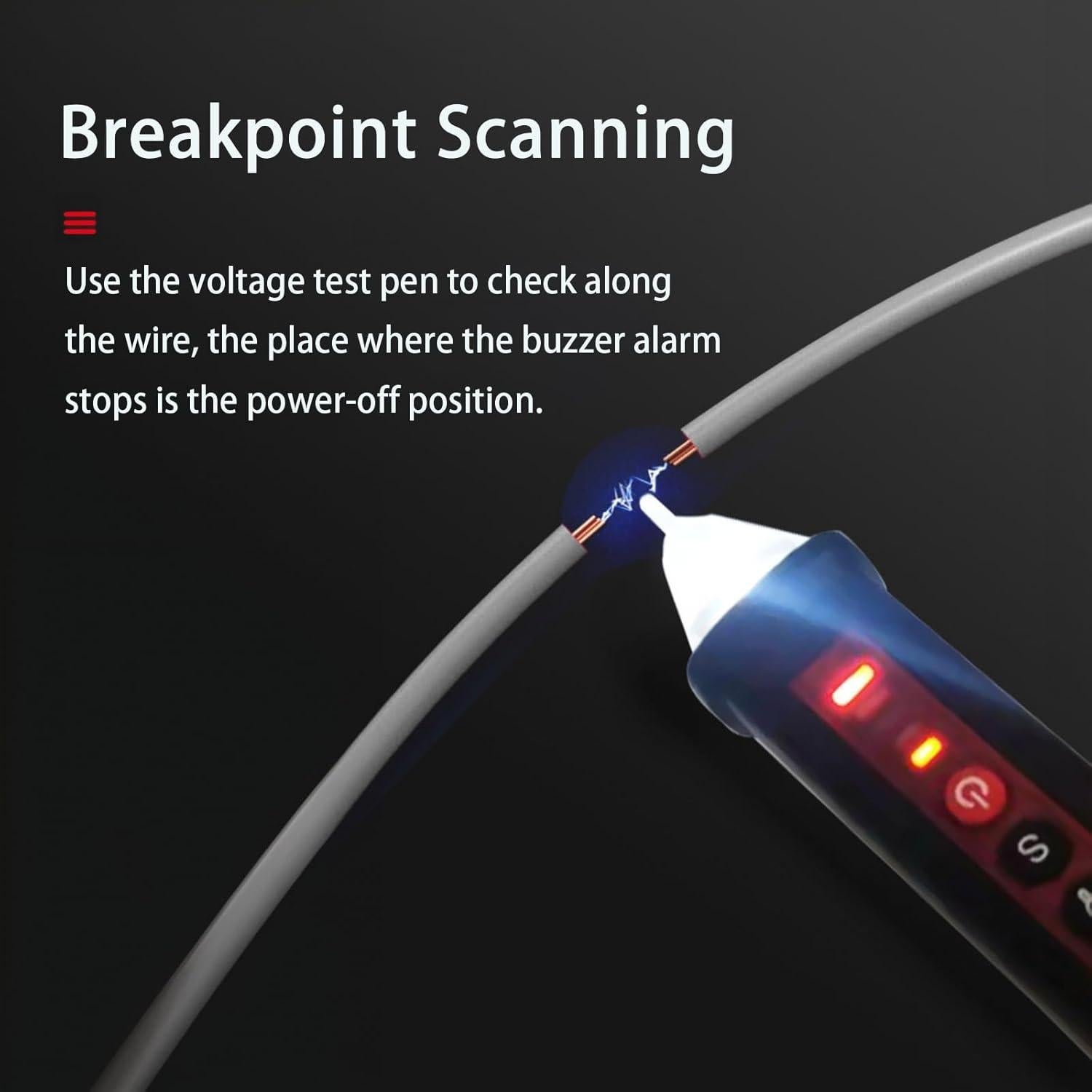 Probador de Voltaje Sin Contacto MXCOIRTP MT01 12V-1000V Naranja