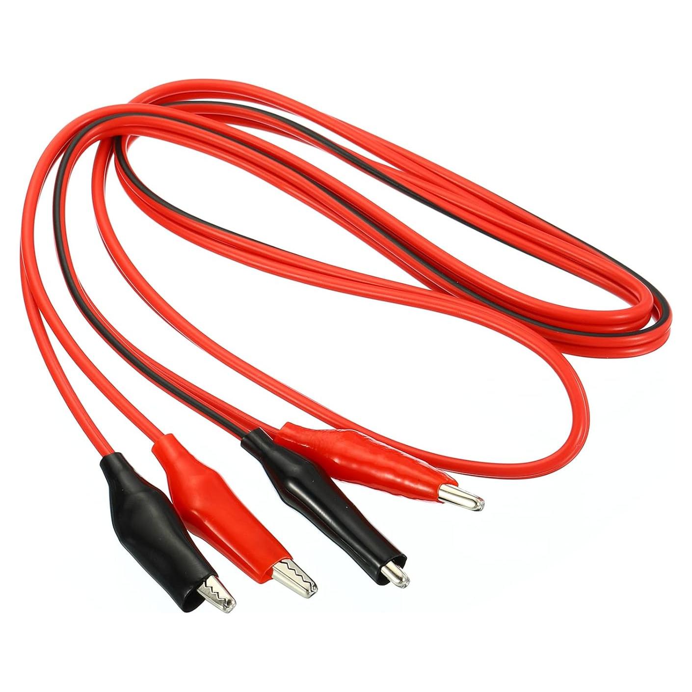 Cables de Prueba YOKIVE Doble Extremo 1M Rojo Negro