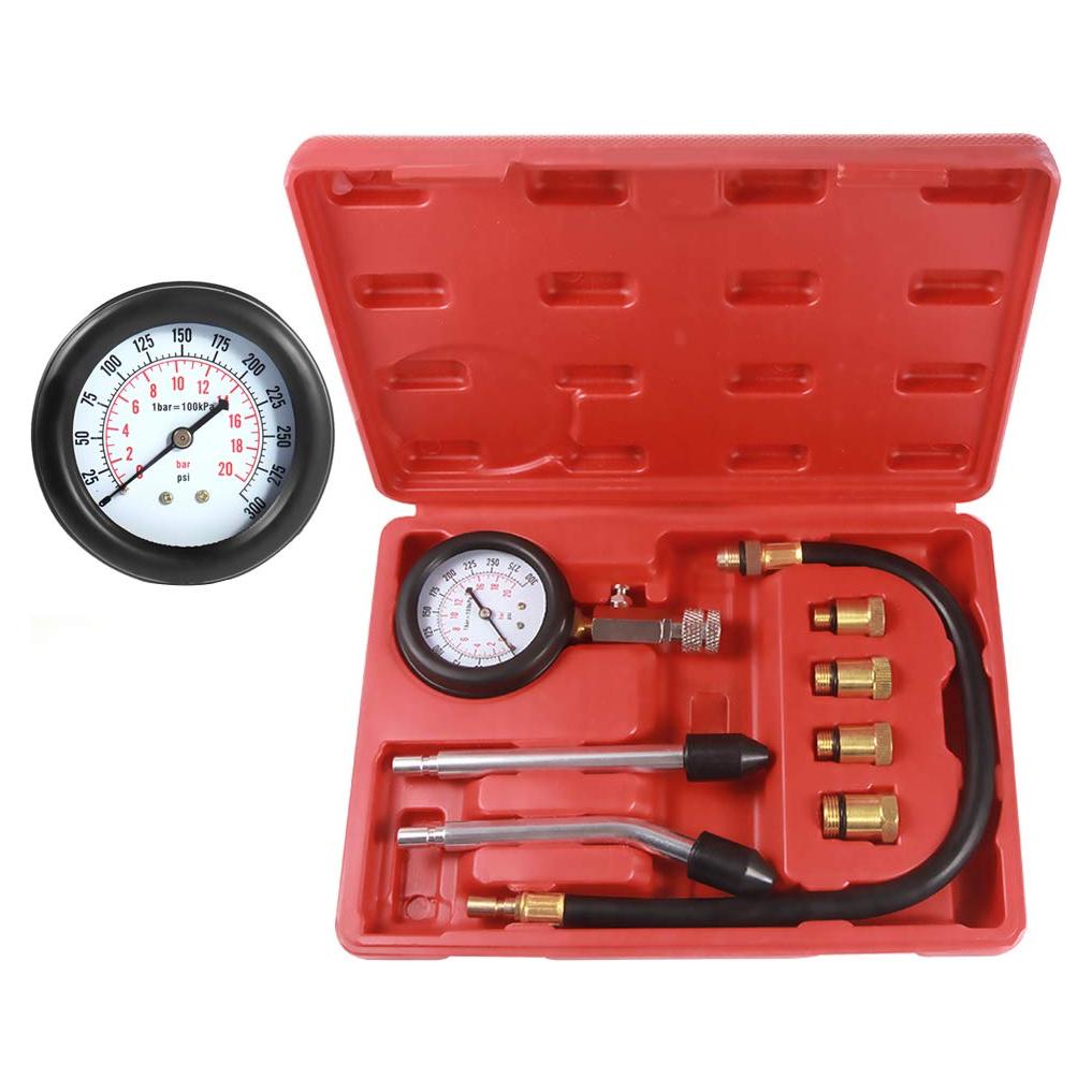 Kit Compresómetro Motor Gasolina Betoool 8 Piezas 0-20bar