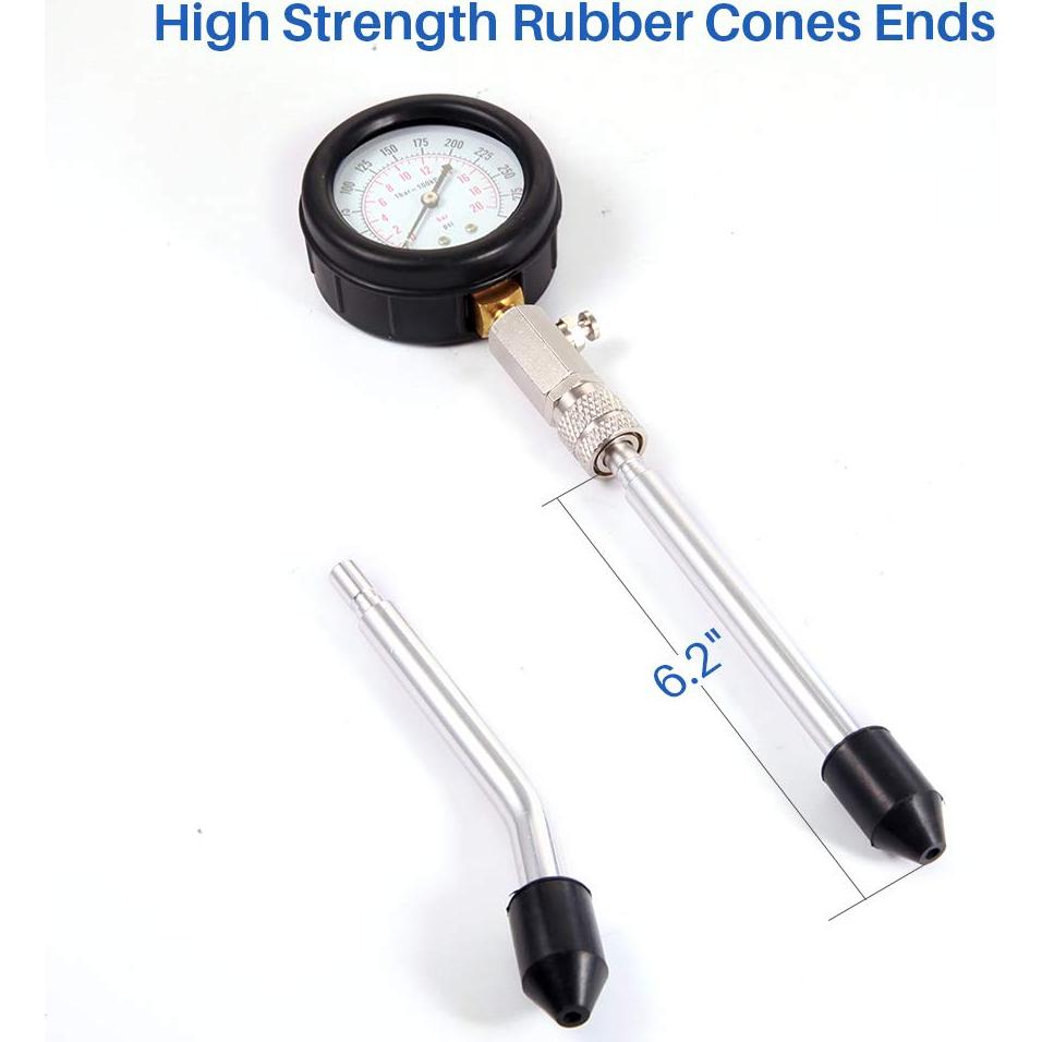 Kit Compresómetro Motor Gasolina Betoool 8 Piezas 0-20bar