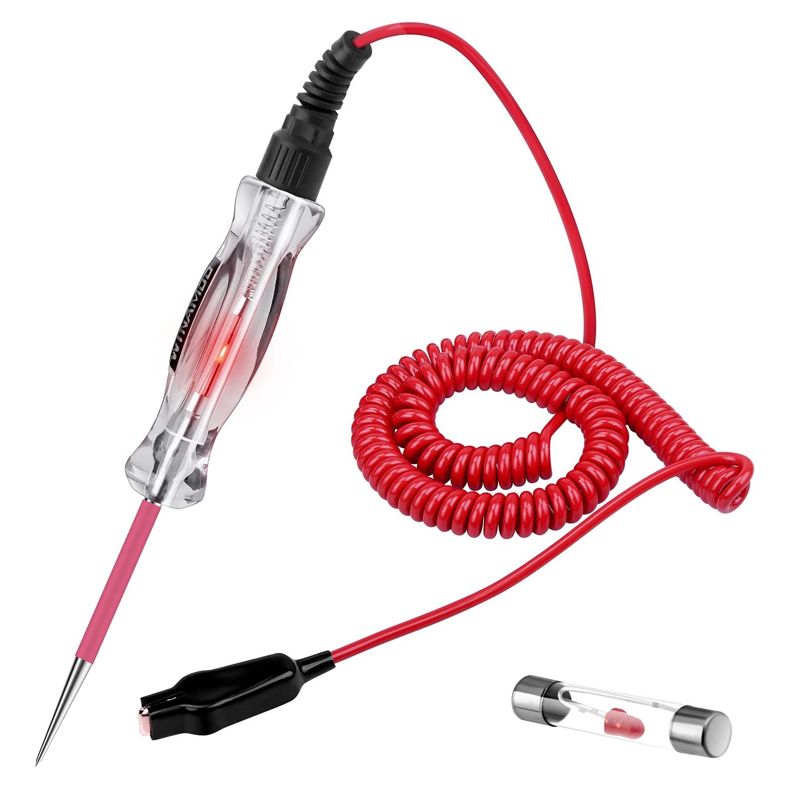 Probador de Circuito Automotriz LED WINAMOO 6-24V 135 cm