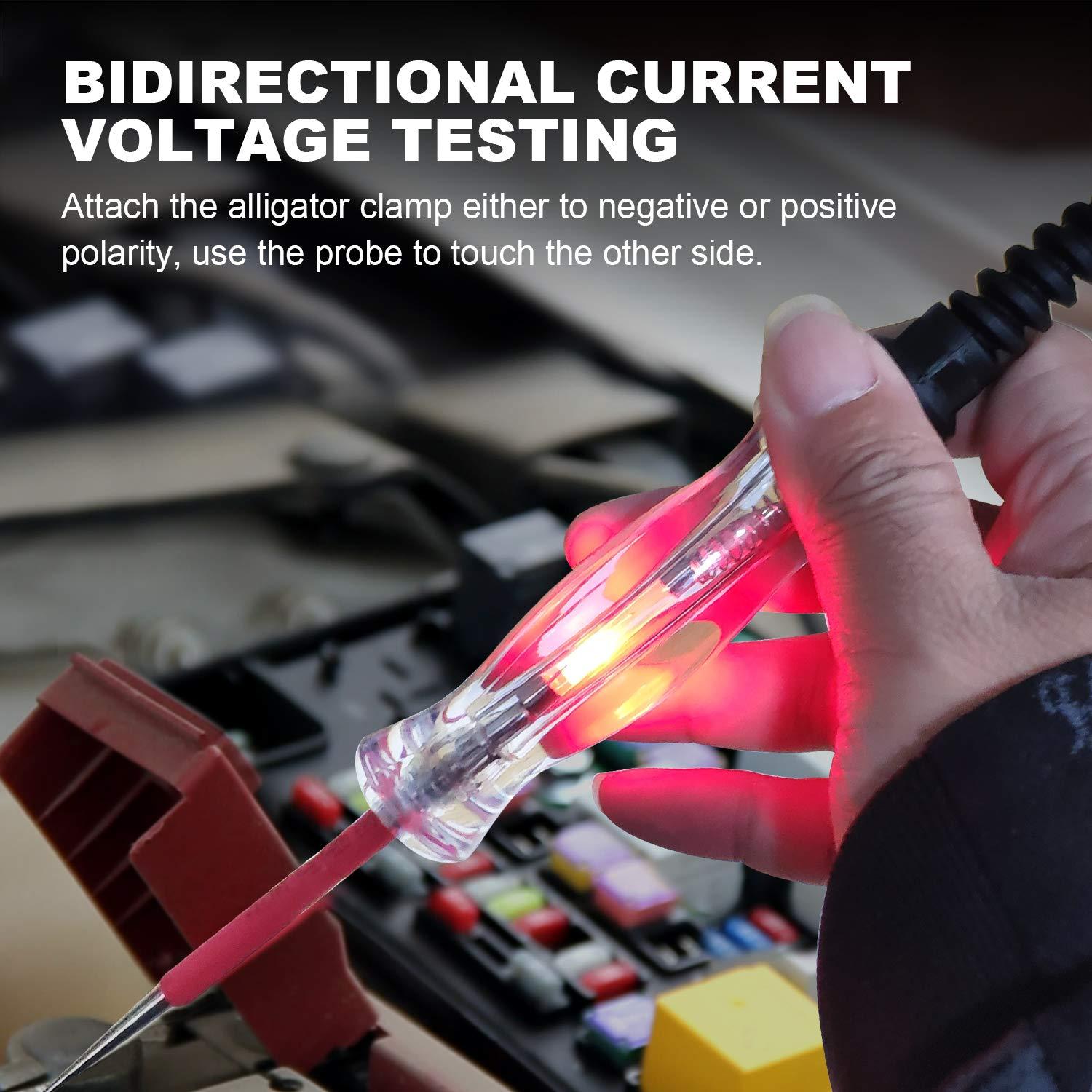 Probador de Circuito Automotriz LED WINAMOO 6-24V 135 cm