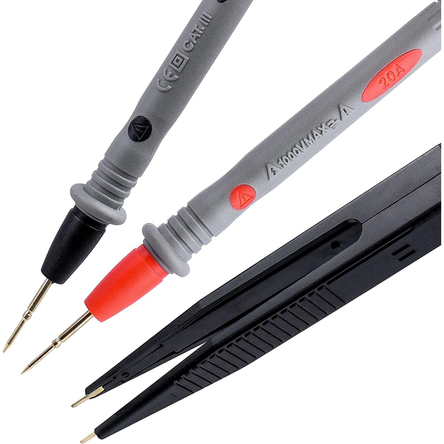 Yakamoz Kit de Pinzas y Probes de Multímetro 1000V 20A