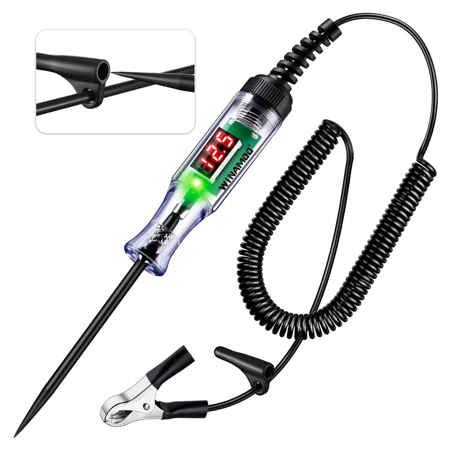 Probador de Circuito Automotriz WINAMOO 3-48V con Pantalla LED