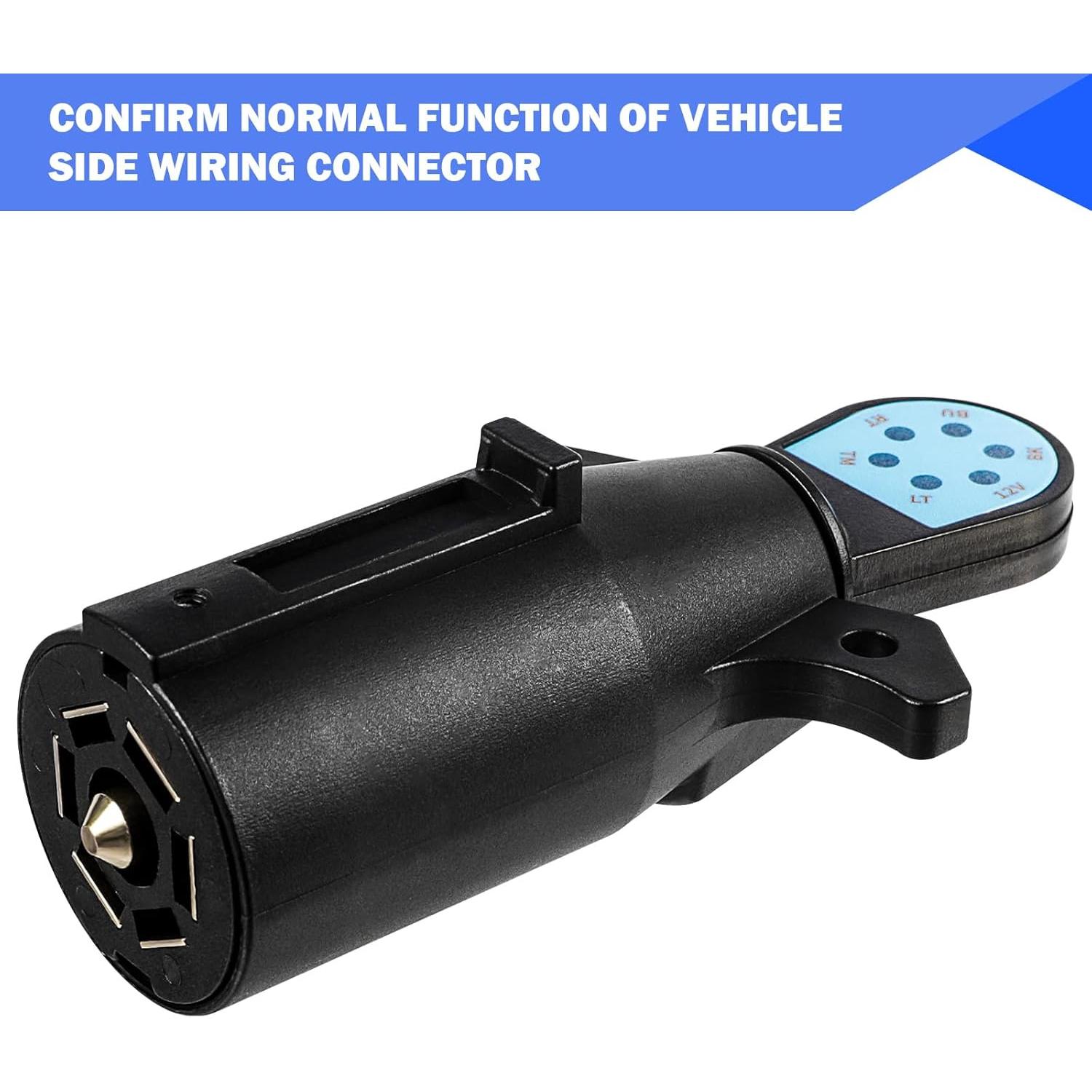 Probador de Luz de Remolque WUSHIXAN 7 Pines LED