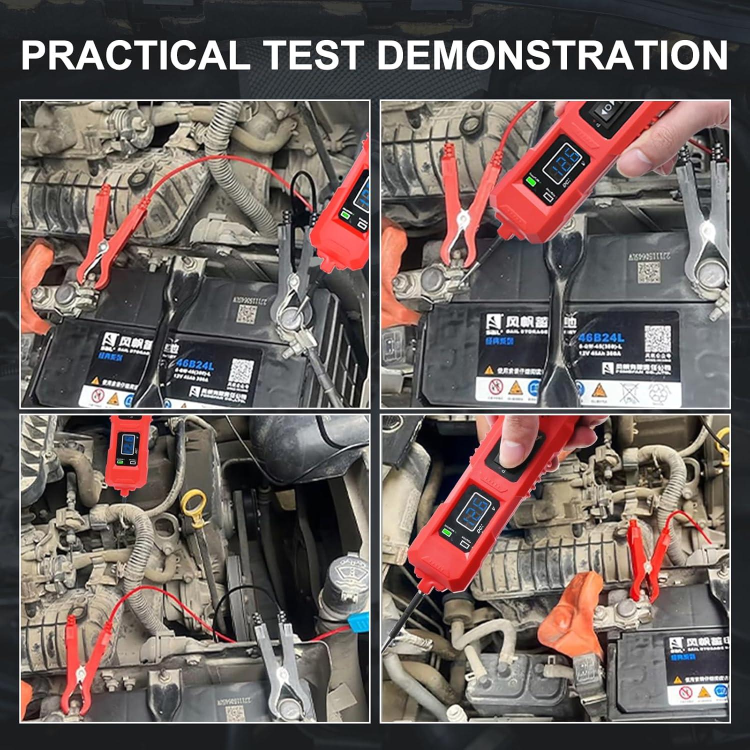 Probador de Circuito de Potencia AERMOTOR EM286 6-48V LED
