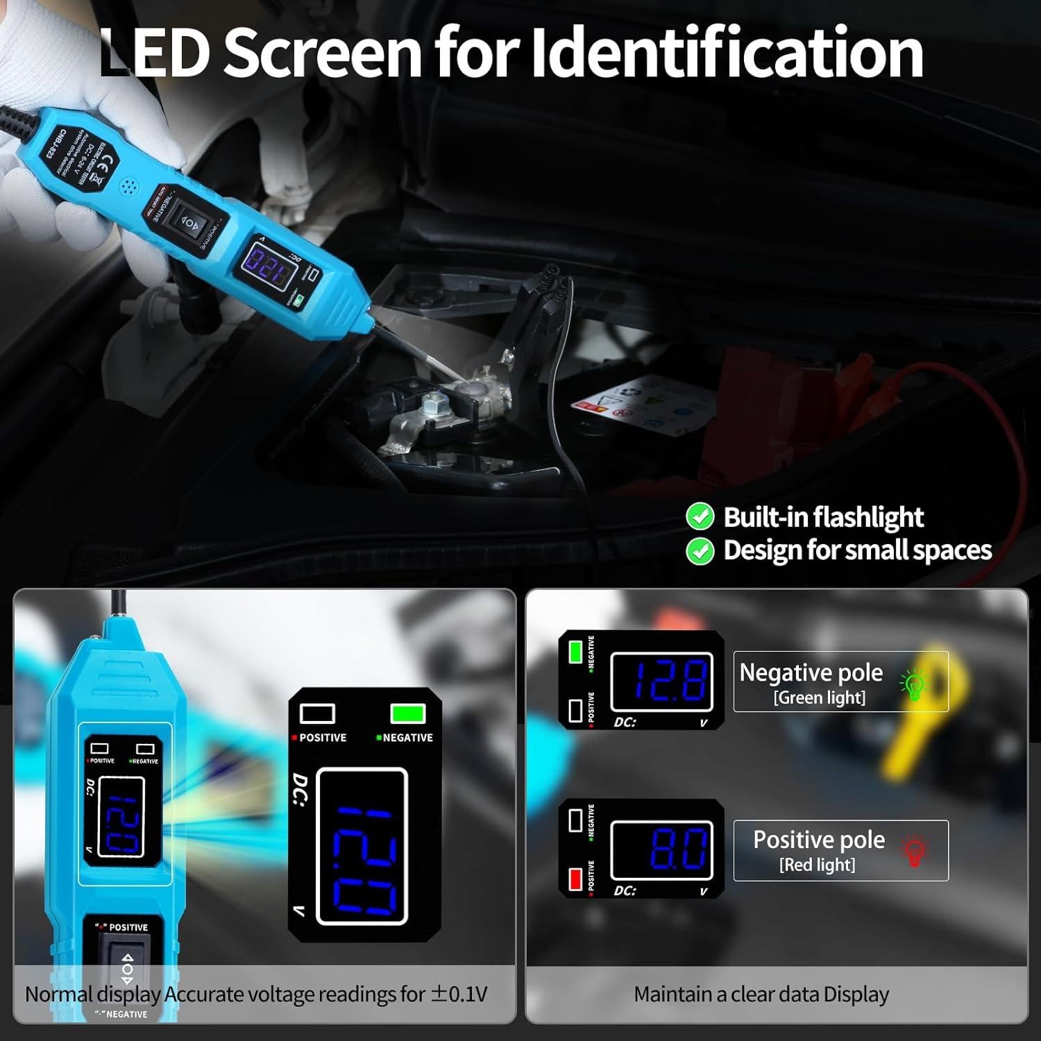 Probador de Circuito Eléctrico Aochinmoto 3.5-36V 4.48m