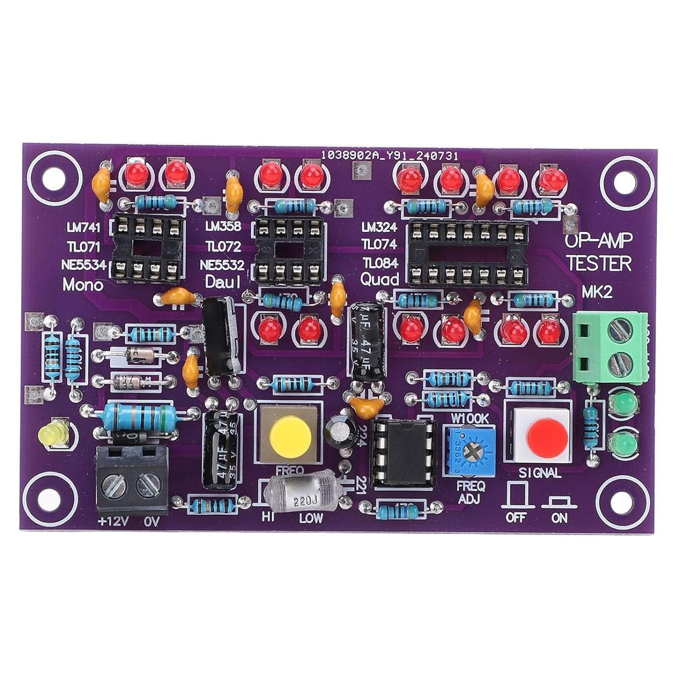 Módulo de Prueba Amplificador Operacional Masyrt T2