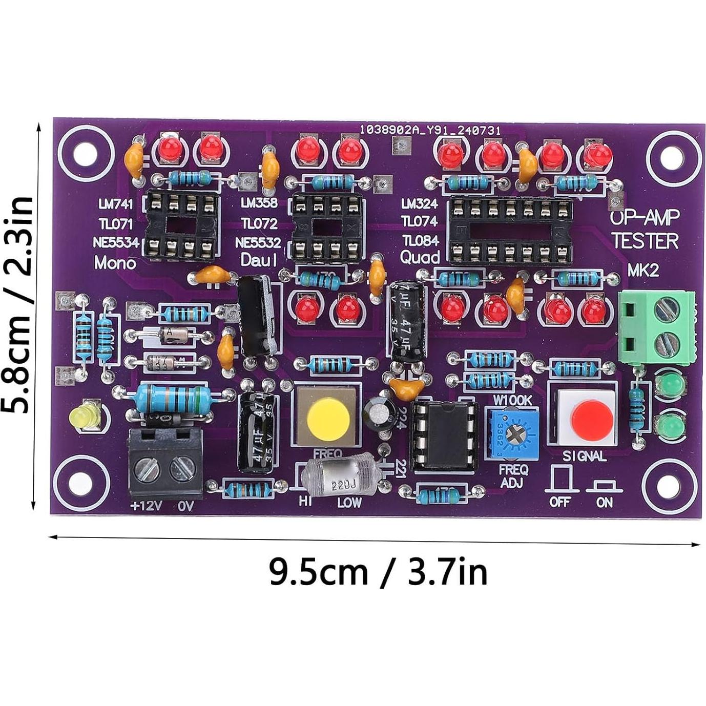 Módulo de Prueba Amplificador Operacional Masyrt T2
