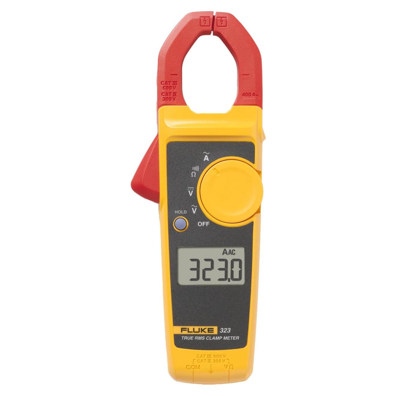 Fluke 323 Medidor de Pinza Digital 400A 600V Resistencia