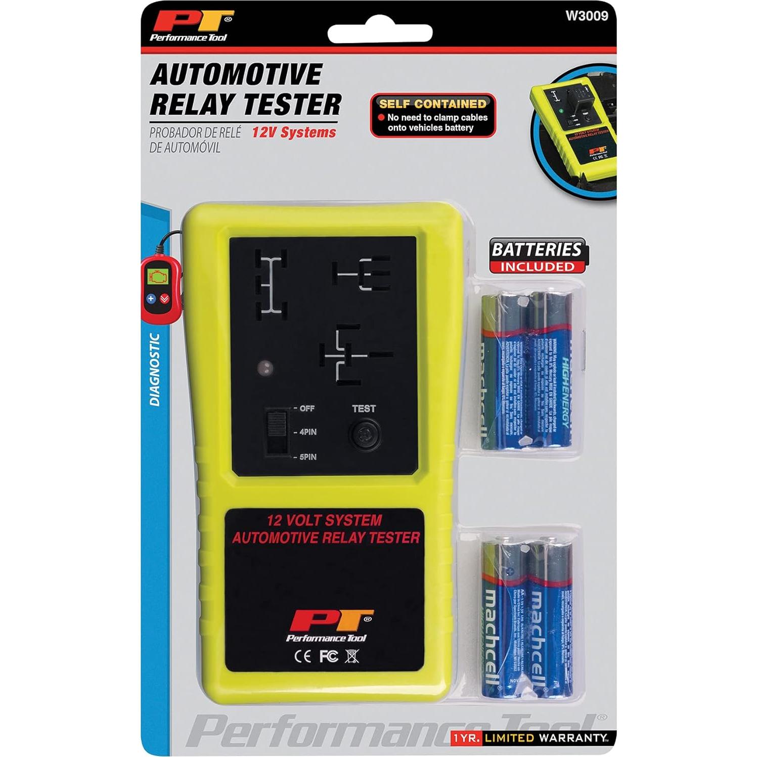 Probador de Relés Automotrices Inalámbrico Performance Tool 3009