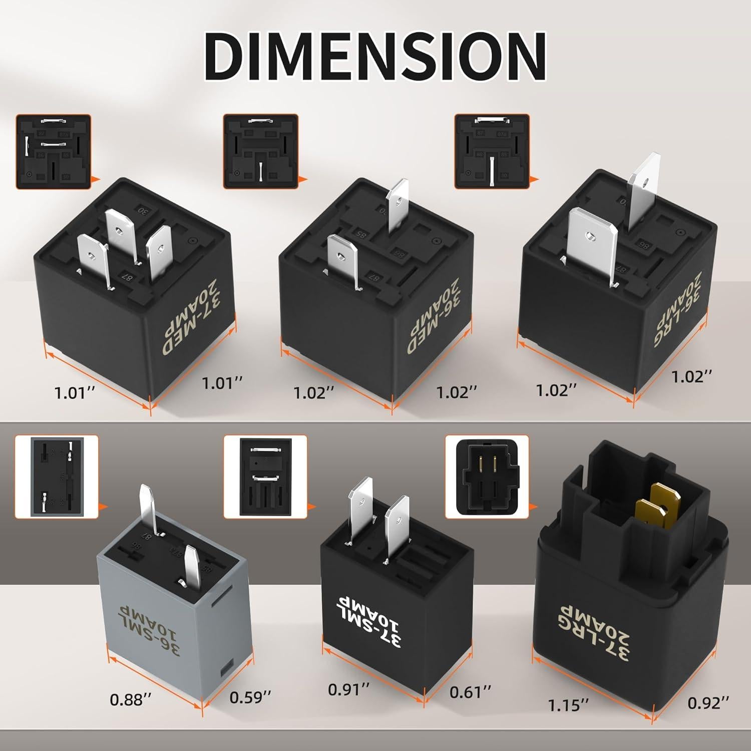 Kit de Probador de Relé Bypass RVMARINEPAT 9038 - 6 Piezas