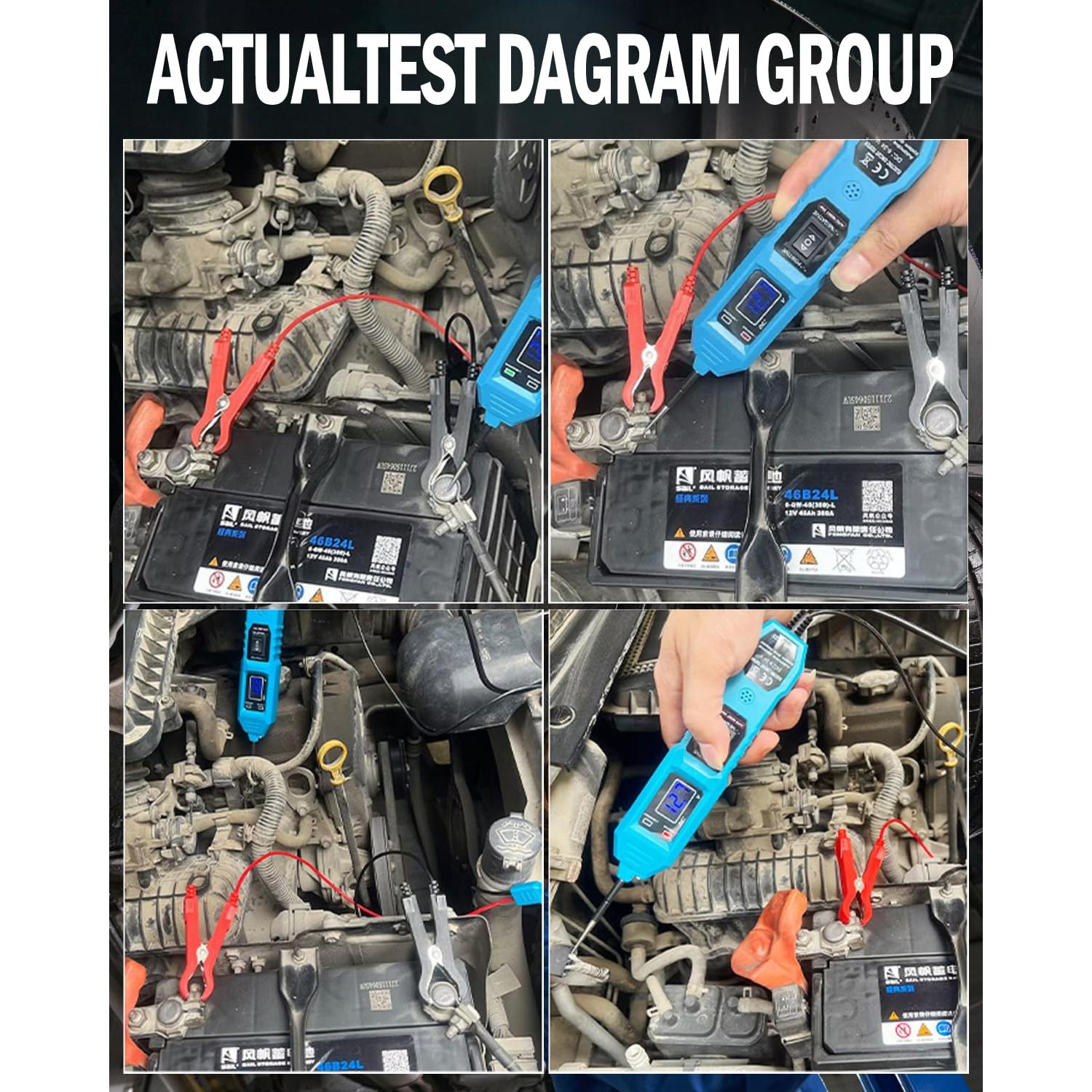 Probador de Circuito DC 6-24V Zzxker con Pantalla LCD
